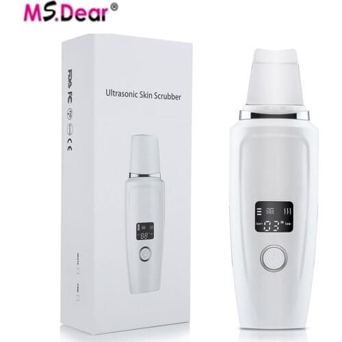 Ultrasonic Skin Scrubber Deep Face Cleaning Machine Facial Pore Cleaner Peeling Shovel Face Skin Scrubber Lift Machine