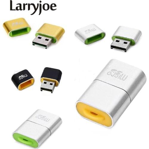 Larryjoe High Speed Sim Card Readers USB 2.0 Micro SD TF T-Flash Memory SD Card Reader Adapter