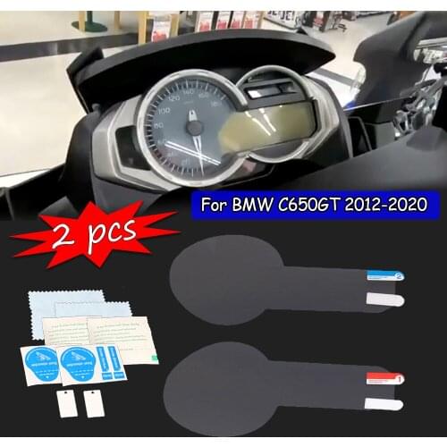 12-20 C650GT Screen Protector Cluster Meter Dashboard Cover Instrument Protective Film For BMW C650 GT 2020 2019 2018 2016 2012