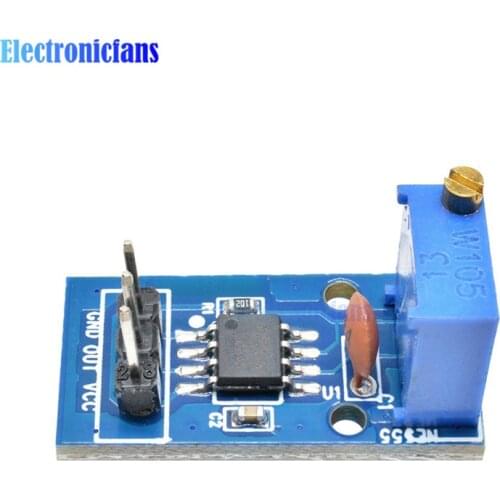 10Pcs NE555 Adjustable Frequency Pulse Generator Module For Arduino 5V-12V 29*12mm