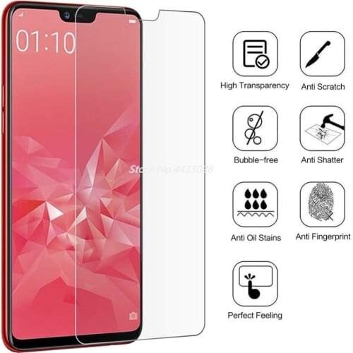 2.5D 9H Hardness Tempered Glass For OPPO A3 A3S Screen Protector For OPPO A3 A3S F3 Plus Anti-Fingerprint Protective Film Glass