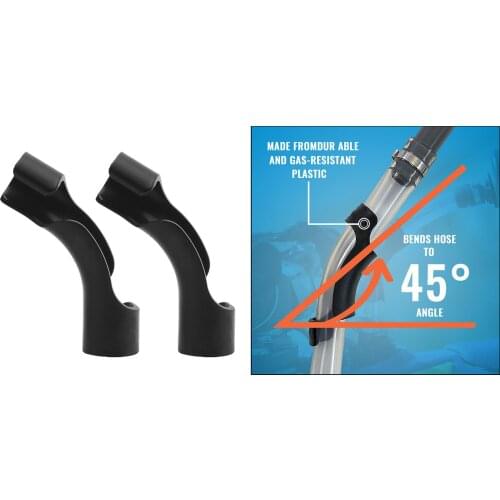 2pcs Fuels Utility Container Gas Can Pipe Hose Bender Replace For Racing ABS Plastic