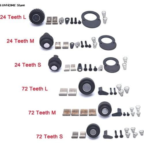 24/72 Teeth Ratchet Socket Wrench Repair Accessory Spare Part Kit Set Repair Kit Parts