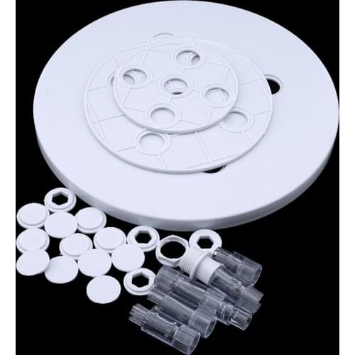 White Plastic 3 Layer Cake Frame Structure Tool Set Spherical Cake Frame Kit multi-layer Cake Rack Cake Rack Baking Tools