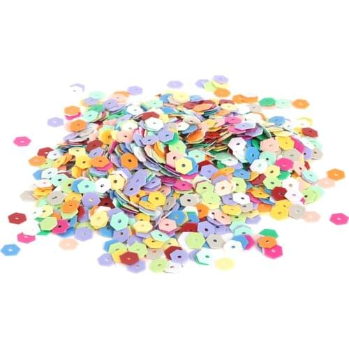Size 5/6/10/15mm (350-3200pcs) Mixed color Loose Sequins For Clothing Accessories DIY Craft Scrapbooking Wedding Jewelry Making