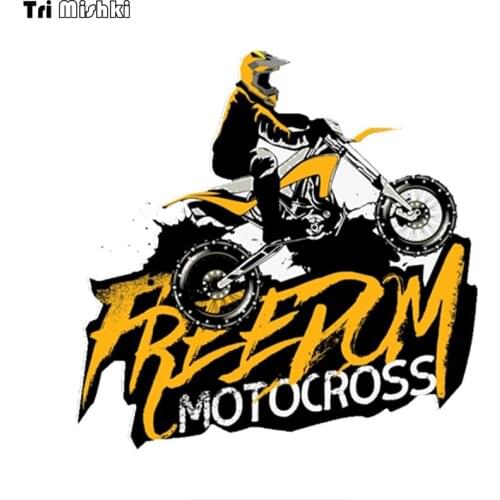 WCS944 freedom motorcross car sticker PVC coloful Decals Motorcycle Accessories sticker