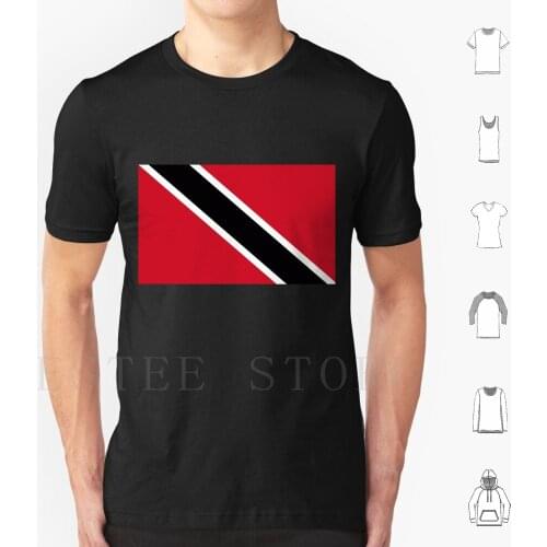 Trinidad And Tobago Flag T Shirt Cotton Men DIY Print Trinidad And Tobago Trinidad Flag Country World Fashion Men Womens Trends