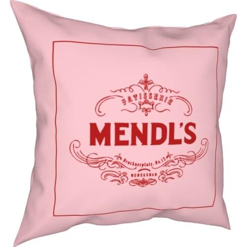 Mendl the Patisserie Kissen Fall The Grand Budapest Hotel Wes Anderson Film Pillows Coverage Decor Pillows for Rooms 45*45cm
