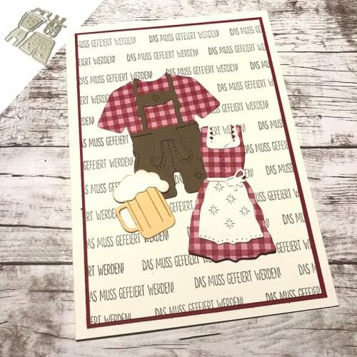 MISS VINTAGE Clothes 2021 Metal Cutting Dies Stencil for DIY Scrapbooking Embossing Photo Album Decoration Paper Cards Craft New