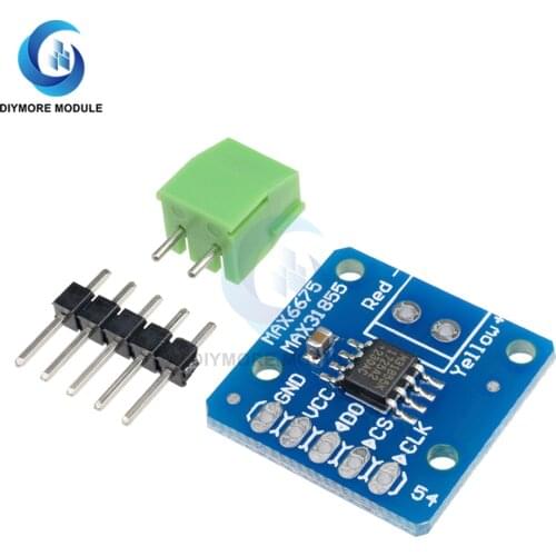 MAX31855 Sensor Module K Type Thermocouple Breakout Board Temperature Measurement Degrees Sensor For Arduino