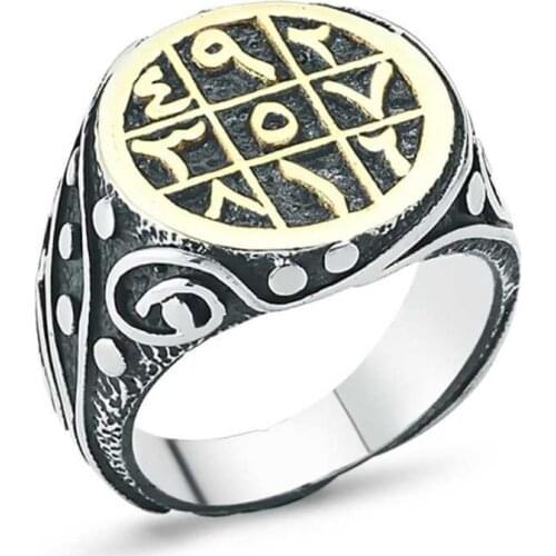 Tevuli 925 Sterling Silver Numerological Male Ring