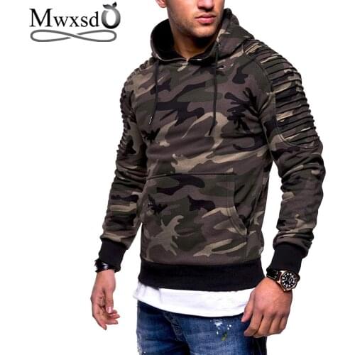 Mwxsd Mens Camouflage Hoodies