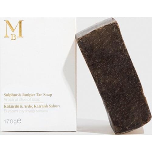 Sulphur & Juniper Tar Soap 170 g, Cleansing For Skin, Body, Hair, Clean, Fresh, Citrus, Extra Beneficial Dry And Mature, Natural
