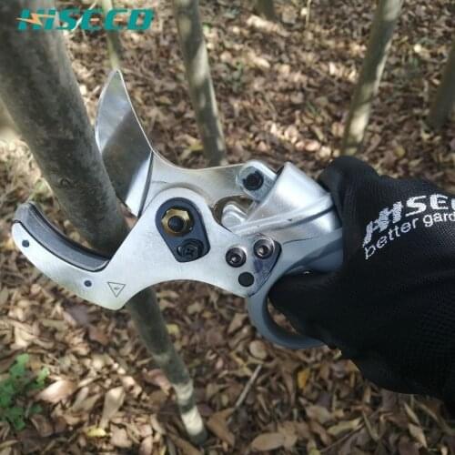 Largest cutting Orchard Pruner 47MM CE certified trimmer rechargeable lithium battery