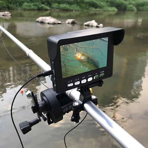 4.3 Inch 1000TVL Underwater Fish Finder Fishing Camera 6pcs Infrared Lamp Camera Lights Off Function Fishfinder IP68 Waterproof