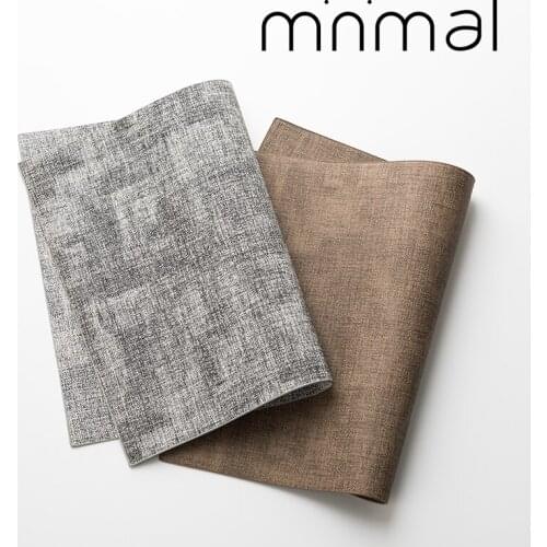 Tableware Pad Placemat Table Mat PU Leather Heat Insulation Non-Slip Simple Placemats Disc Coaster Placemat for Dining Table