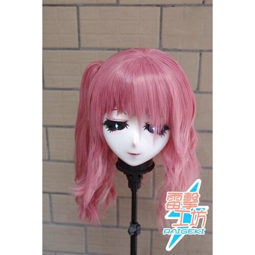 RAIGEKI MAKS 58) Resin 3/4 Head Female/Girl Kigurumi Anime Cosplay Masks Crossdress Japan Role Lolita Crossdresser DOLL BJD Cos