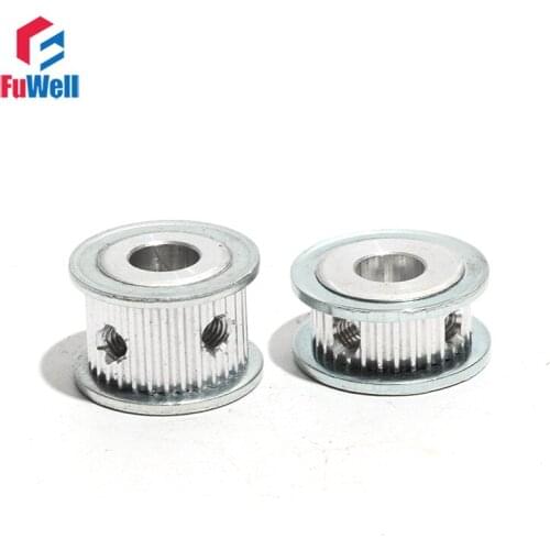 S2M-28T Timing Pulley 4/5/6/8/10mm Bore 7mm/11mm Belt Width S2M 28Teeth Gear Belt Pulley Aluminum Alloy Transmission Pulley