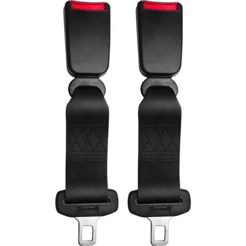 Safego 2 Pack 8 Inch Car Seat Safety Belt Extender Adjustable Metal Tongue Baby Child Adult Protection Car-Styling Car Goods