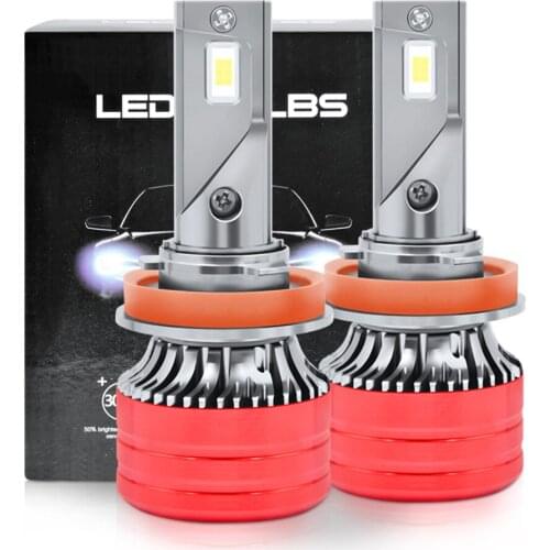 2Pcs H7 LED H4 H11 Car Headlight Bulb H8 HB4 HB3 9005 9006 H1 H3 Mini Turbo Fog Lights 6000K 24V 12V White Auto Diode Lamps