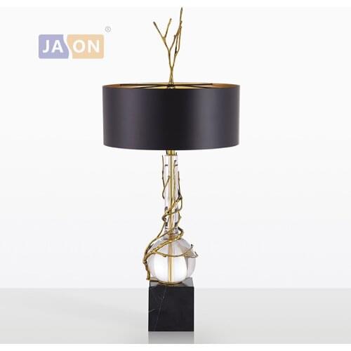 Led e27 Nodic Copper Marble Crystal LED Lamp.LED Light.Table Light.Table Lamp.Desk Lamp.LED Desk Lamp For Bedroom Office