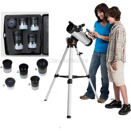 Celestron Professional AstroMaster 114LCM Computerized Newtonian Reflector Astronomic Telescope With 25MM 9MM Eyepieces Tripod