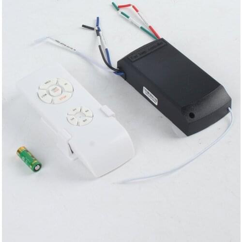 Universal Ceiling Fan Lamp Remote Control Kit 110-240vTiming Wireless Control Switch Adjusted Wind Speed Transmitter Receiver