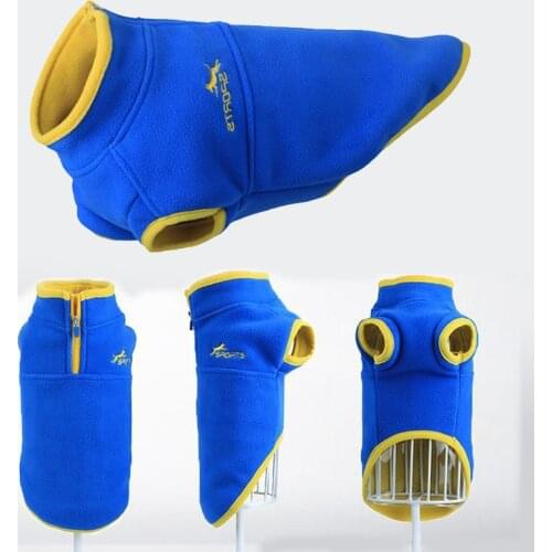 GLORIOUS KEK Winter Pet Clothes Fleece Dog Clothes for French Bulldog Small Dog Warm Fleece Coat Classic Puppy Jacket Chihuahua