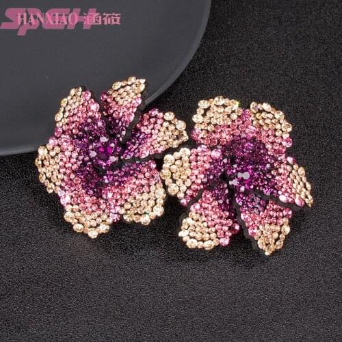 Hairpin female Korean back of the head clip color large flower spring clip adult female fashion temperament hair card jewelry