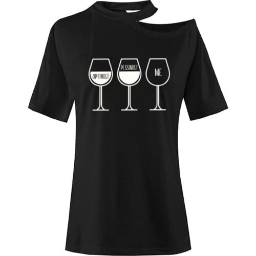 Funny Wine Glass T-Shirt Women Fashion Harajuku 90s Korean Style Blusas Short Sleeve Plus Size Tees Shirts Femme Clothes