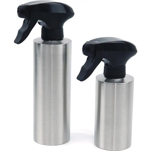250/350ml Portable Stainless Steel Oil Sprayer Dispenser Bottle Condiment Bottle Kitchen Cooking Tool