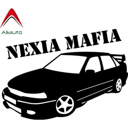 Aliauto Fashion Car Sticker Daewoo Nexia Mafia Decorative Waterproof Vinyl Decal for Subaru Forester Octavia Lexus Kia,20cm*14cm
