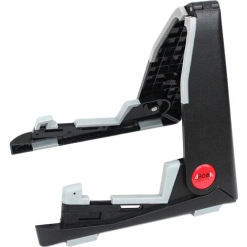 Aroma Environmenatal Foldable ABS Plastic Guitar Holder Anti-Slip Base Design Acoustic Bass Instrument Stand