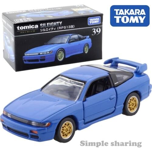 Takara Tomy Tomica Premium No.39 Nissan Sileighty RPS13 Initial D 1:62 Car Hot Pop Kids Toys Motor Vehicle Diecast Metal Model