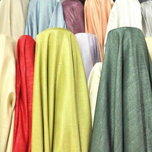 Metallic linen silver shiny fabric for curtain Sewing Tilda Doll bag shoe sofa cover poly cloth 50*150cm