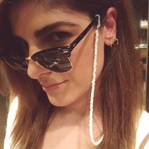 Fashion Retro Mask Strap Womens Sunglasses Chains Mask Holder Reading Beaded Glasses Chain Eyewear Cord Lanyard Necklace Jewelry