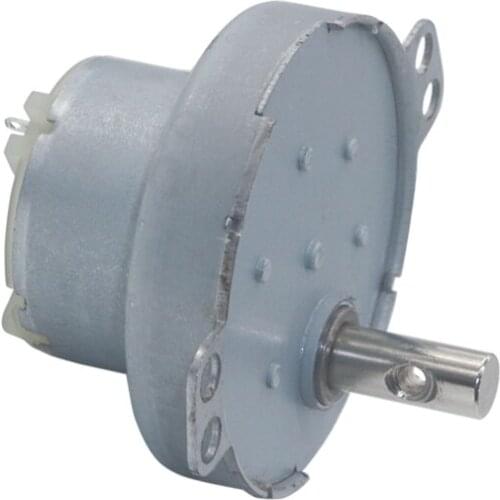 DC3V 5V 6V 12V 24V JS-50T POM Plastic Gear Gearbox Speed Reduction Gear Motor Horizontal Hole Shaft