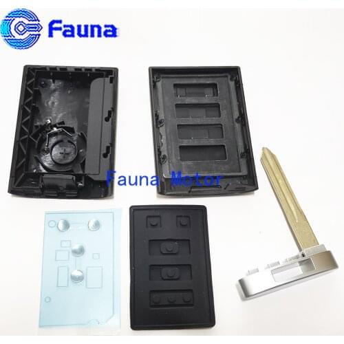 3 Button Remote Control Shell Carcasa for Chevrolet Cadillac