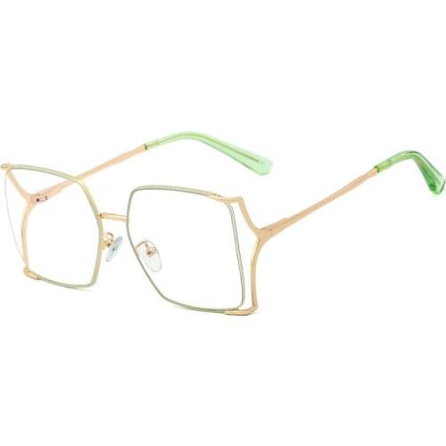 Square Myopia Sunglasses Photochromic Finished cat Women Eyeglasses Frame with color lens Sun glasses Myopia Eyewear FML