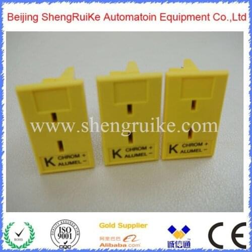 Miniature Panel K thermocouple Connector Female yellow Color OMEGA Type