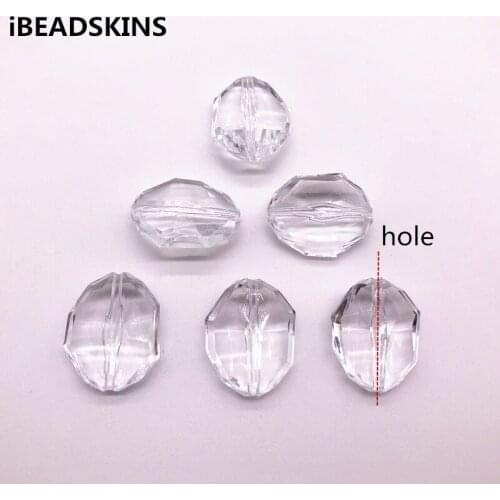 New arrival 25x20mm 190pcs clear Acrylic oval shape beads for stud earrings/earrings accessories/Earring parts/ jewelry DIY