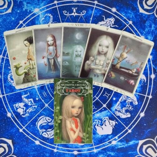 New Nicoletta Ceccoli Tarot Cards Divination Deck Entertainment Parties Board Game Support Drop Shipping 78Pcs/Box