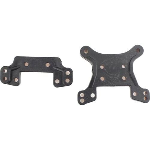 Front&Rear Shock Tower Shock Absorber Plate For RC Model Car 1/12 Wltoys 124018 Parts Plastic Black Plate