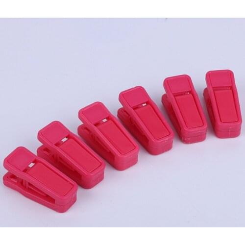 Strong Plastic Clothes Pegs for Drying Laundry Clothing Line Clips Set Travel clothespins Rose Red