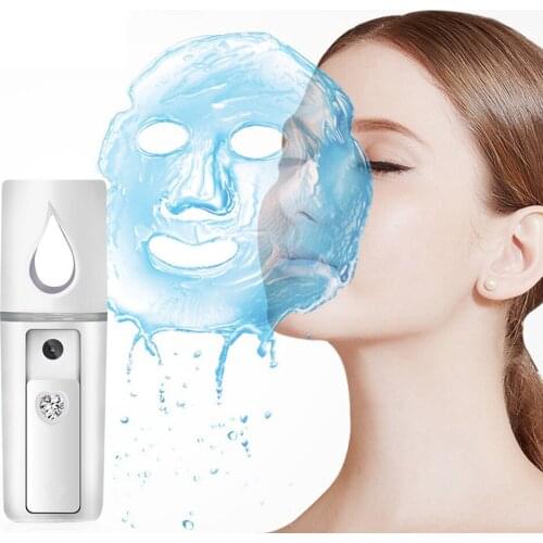 20ml Mini Nebulizer Nano Mist Facial Sprayer Face Humidifier Handheld USB Nebulizer Face Steamer Beauty Humidifier Care Tool