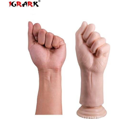 Thick Long Huge DildoTPE Fisting Anal Dildo Plug Realistic Arm Penis Lesbian Gay Erotic Sex Toys Women Anus Massage Butt Plug