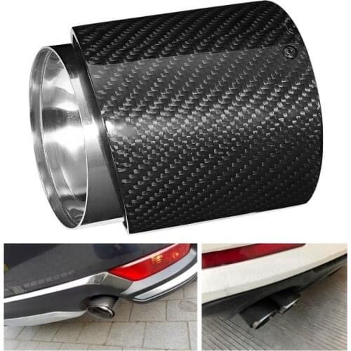 Universal Car Stainless Steel 3.5in Tail Exhaust Pipe Tip Auto Modification Parts auto accessories