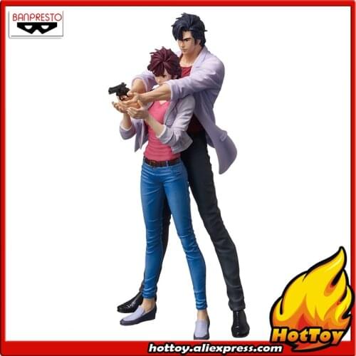 100% Original Banpresto Creator x Creator Collection Figure - Ryo Saeba + Kaori Makimura from "Movie City Hunter"