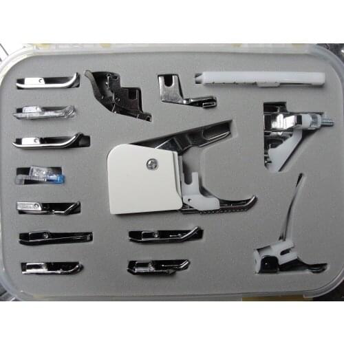 CY-015 sewing machine parts accessories For Brother Janome Singer Juki Domestic Foot Presser 15pc Household sewing machine parts