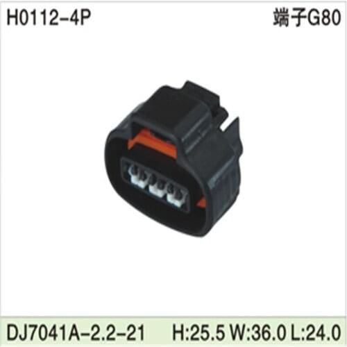 Free shipping 500pcs DJ7041A-2.2-21 4Pin 2.2mm AMP Car Electrical Wire Connectors for VW,BMW,Audi,Toyota,NISSAN AND other